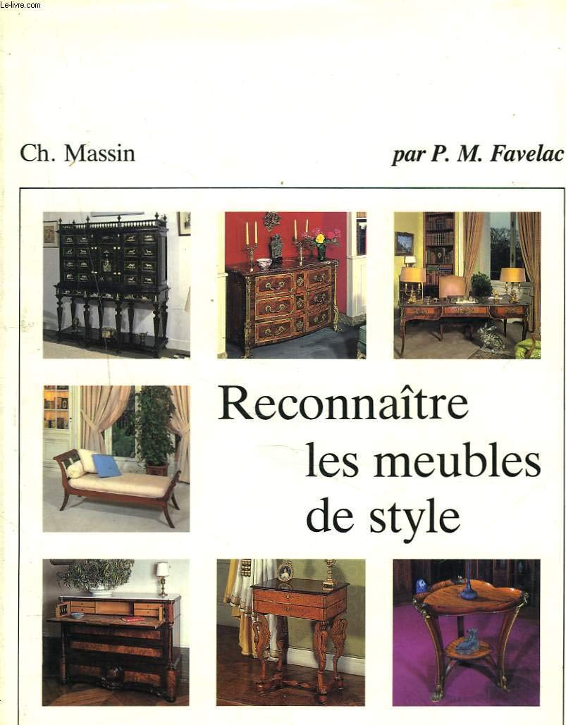 Reconnaître les meubles de style 9782707200600