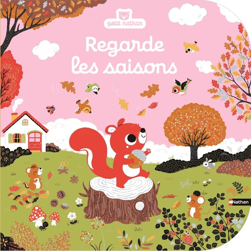 Regarde les saisons - Livre d'éveil à toucher pour les bébés, dès 6 mois 9782095013295