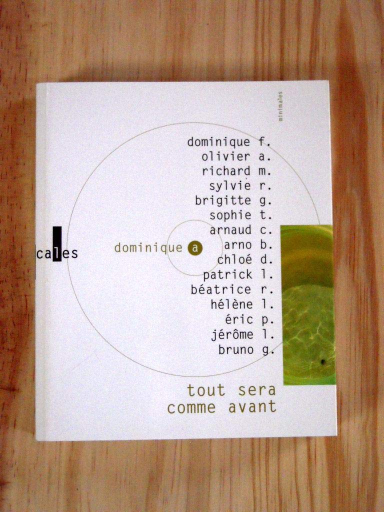 Tout sera comme avant 9782843351983