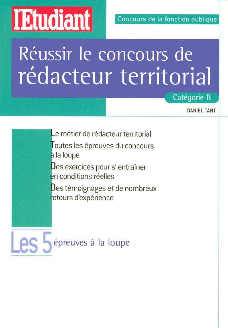 Réussir le concours de rédacteur territorial catégorie B 9782846247726