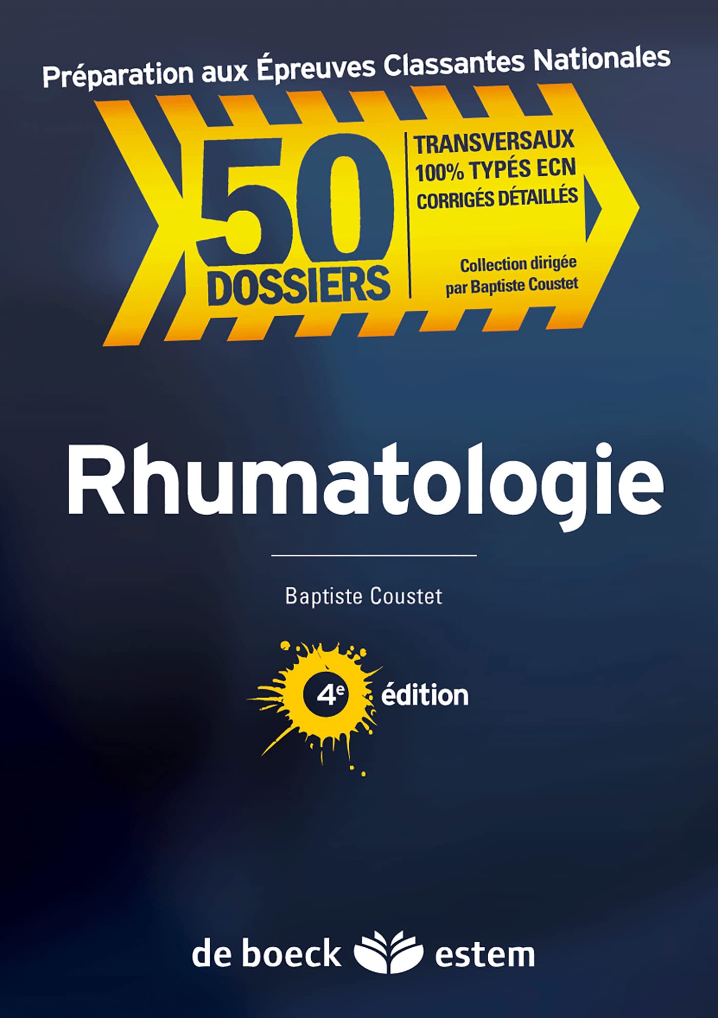 Rhumatologie: 50 DOSSIERS - Préparation aux épreuves classantes nationales 9782843716072