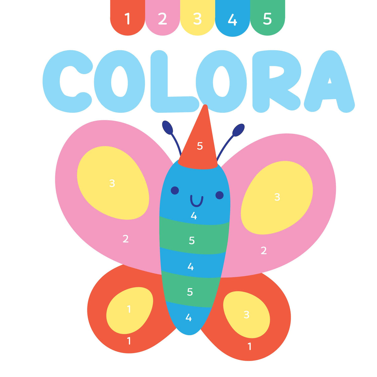 Le papillon coloriage 9789464544312