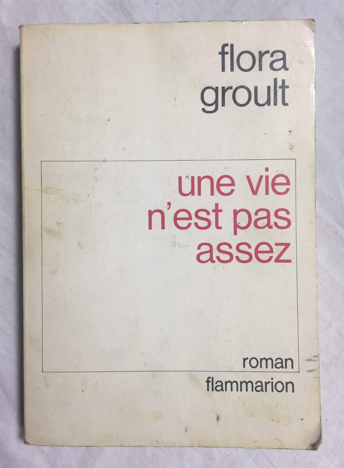 Une vie n'est pas assez 9782080643735