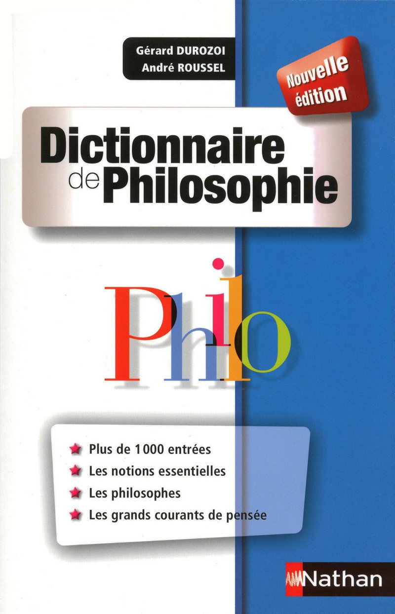 Dictionnaire de Philosophie 9782091860589