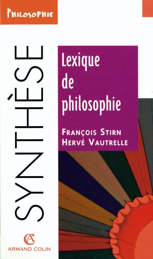 Lexique de philosophie 9782200019136