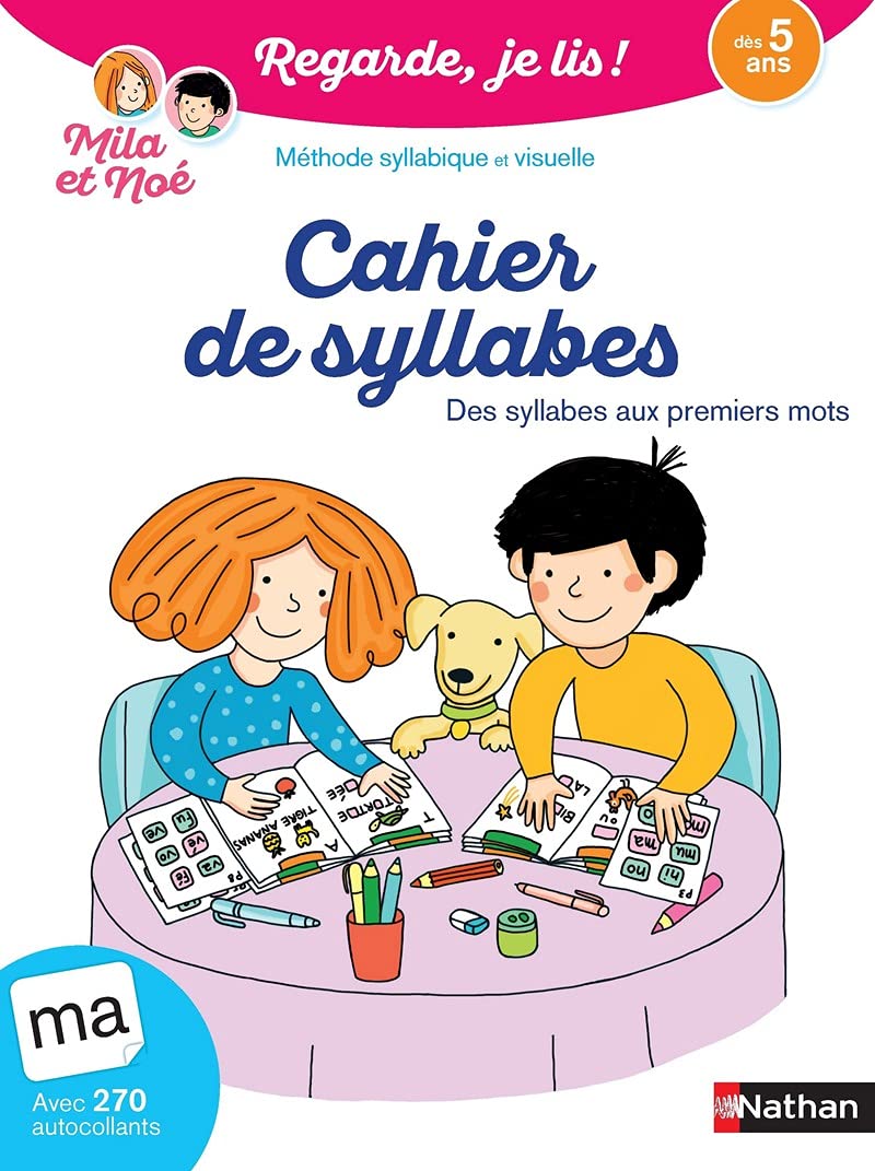 Cahier de syllabes et des premiers mots dès 5 ans - Regarde je lis ! 9782091932262