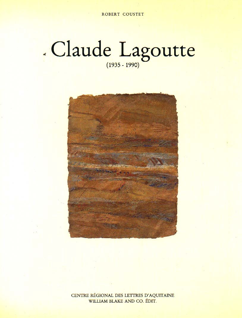 Claude lagoutte 1935 1990 9782905810755