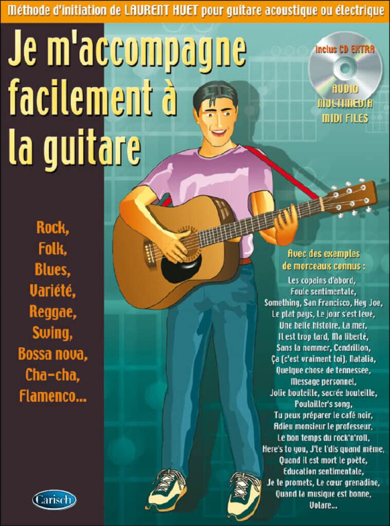 Je m'accompagne facilement à la guitare + 1 CD - Carisch 9788882918712