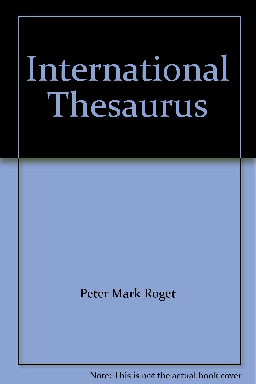 International Thesaurus 9780004331775