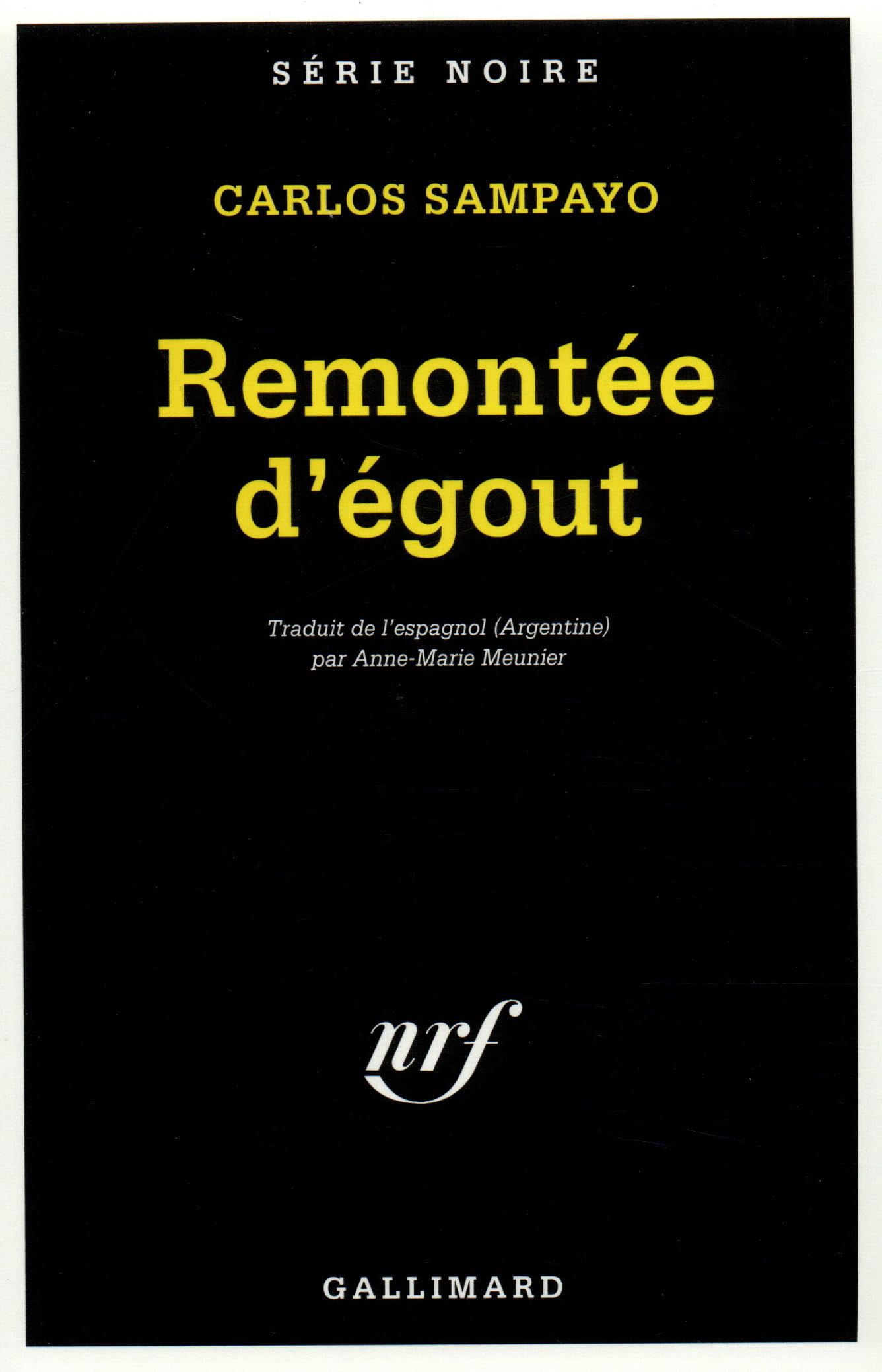 Remontée d'égout 9782070497782