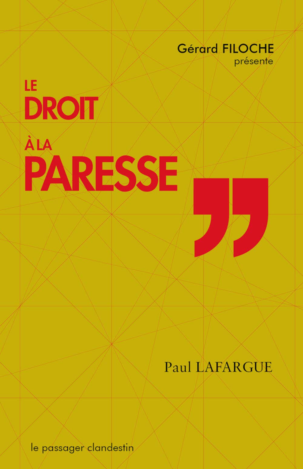 Le droit à la paresse 9782916952239