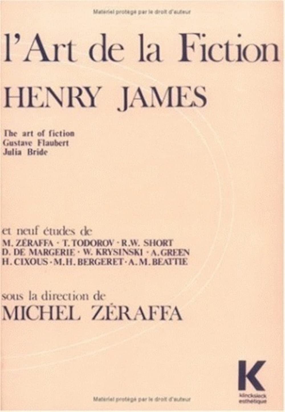 L'Art de la fiction. Neuf études 9782252020302