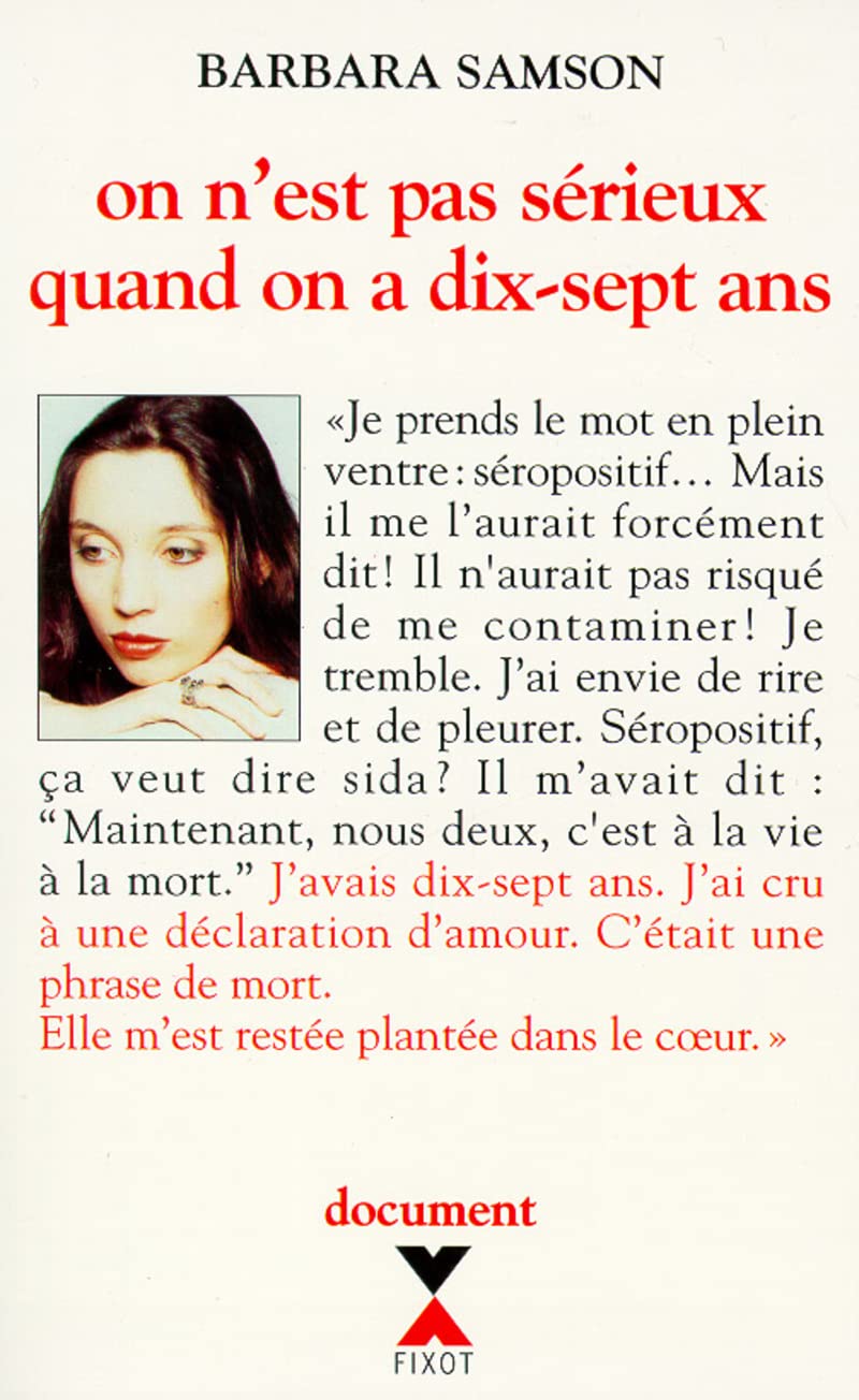 On n'est pas sérieux quand on a 17ans 9782876452466