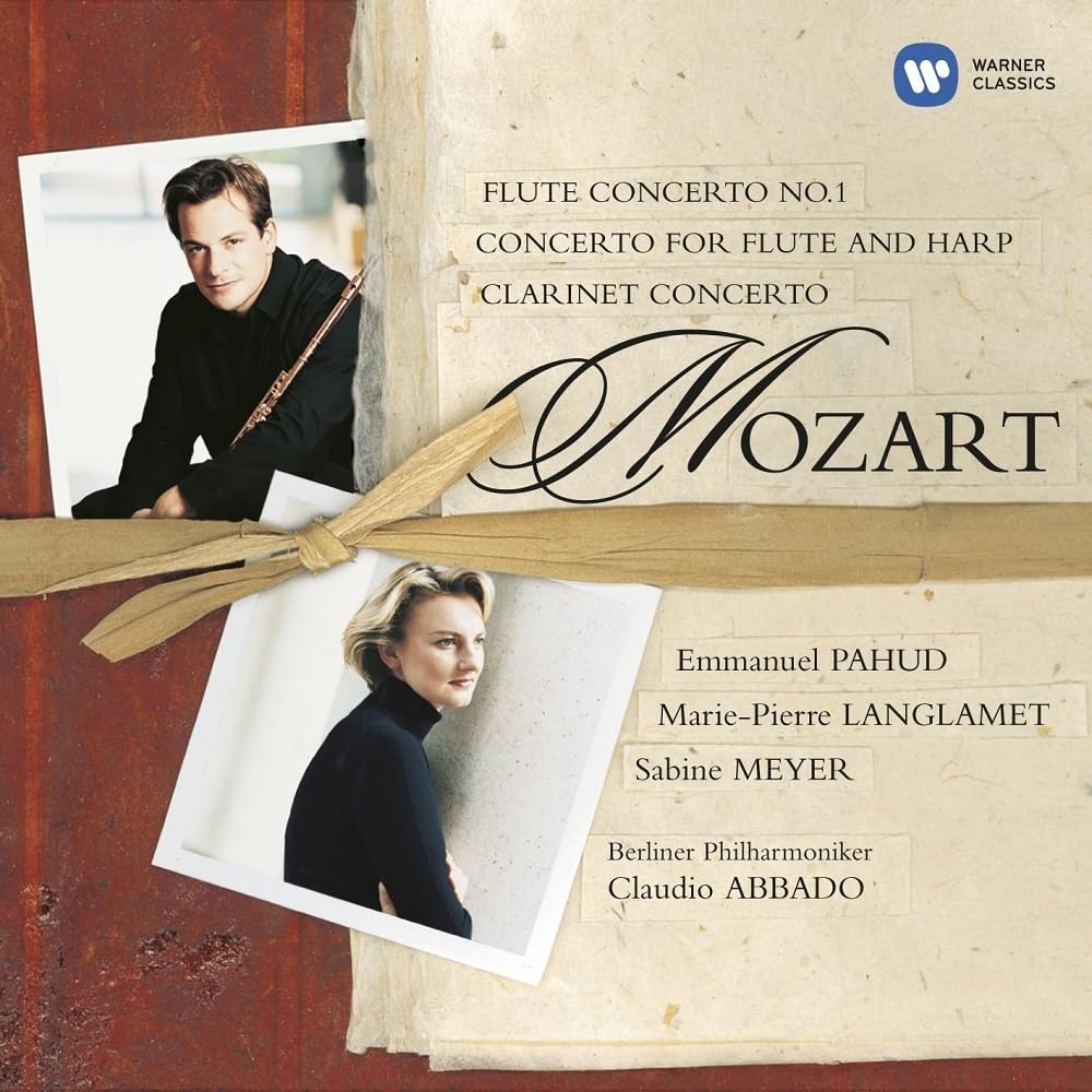 Mozart : Concerto pour flûte n°1 - Concerto pour flûte et harpe - Concerto pour clarinette 0724355712820