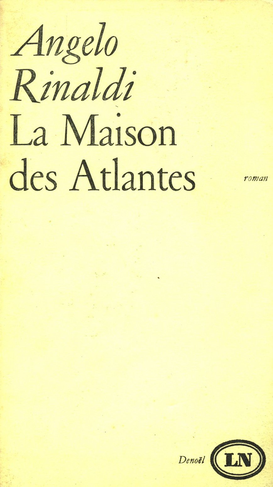 La Maison des Atlantes 9782207280980