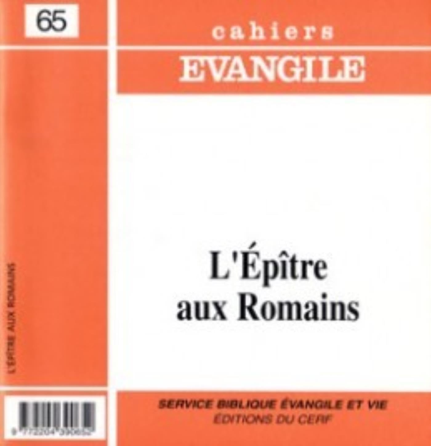 CE-65. L'Épitre aux Romains 9772204390652