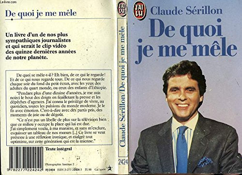 De quoi je me mele ** 9782277224242