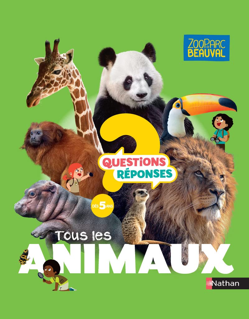 Question Réponses - Tous les animaux - ZooParc de Beauval - dès 5 ans 9782092490266