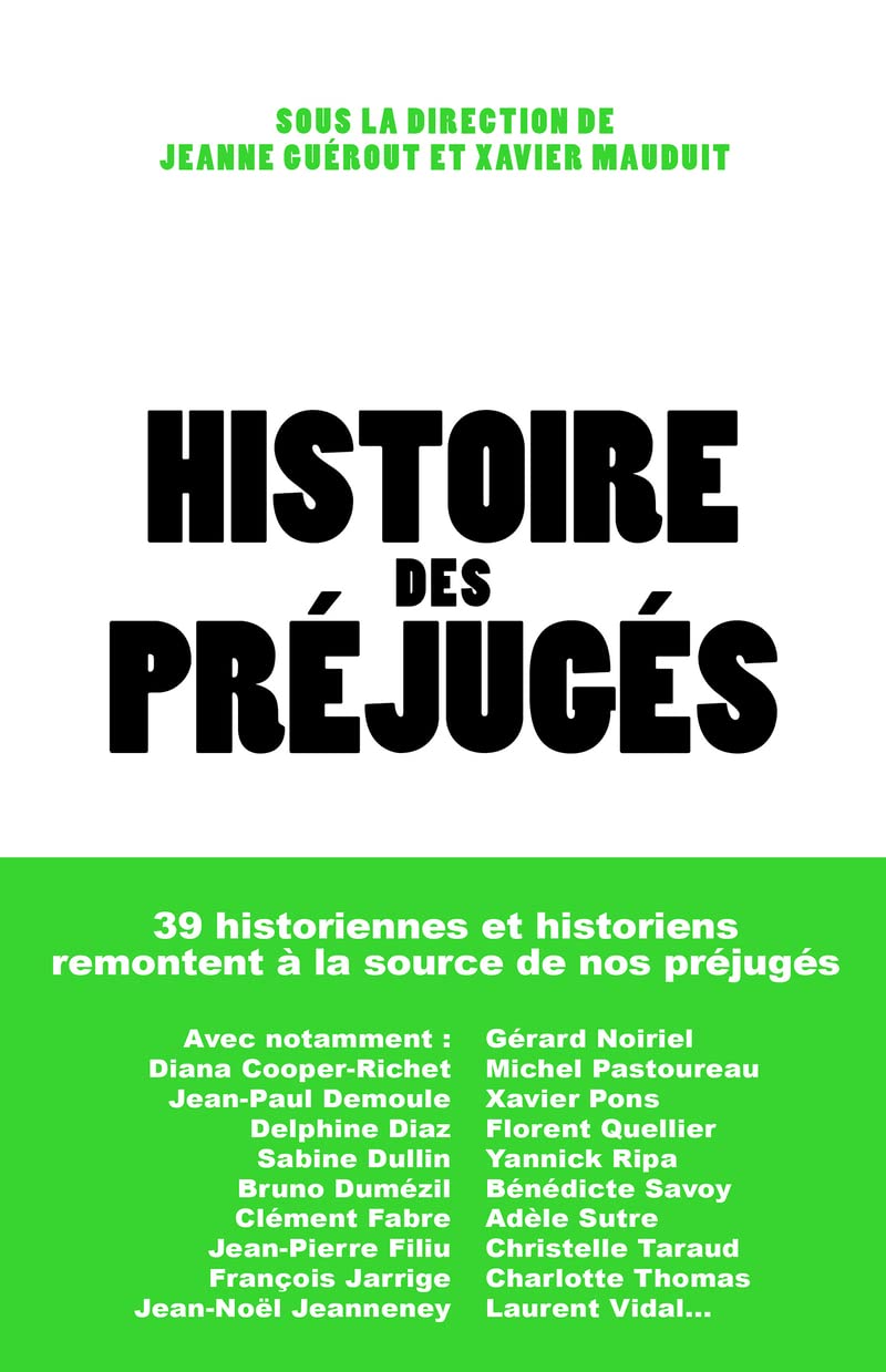Histoire des préjugés 9791037508393