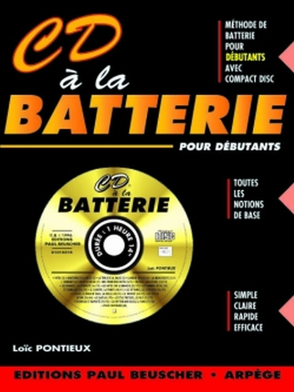 Partition : CD a la batterie L. Pontieux 3137990010584