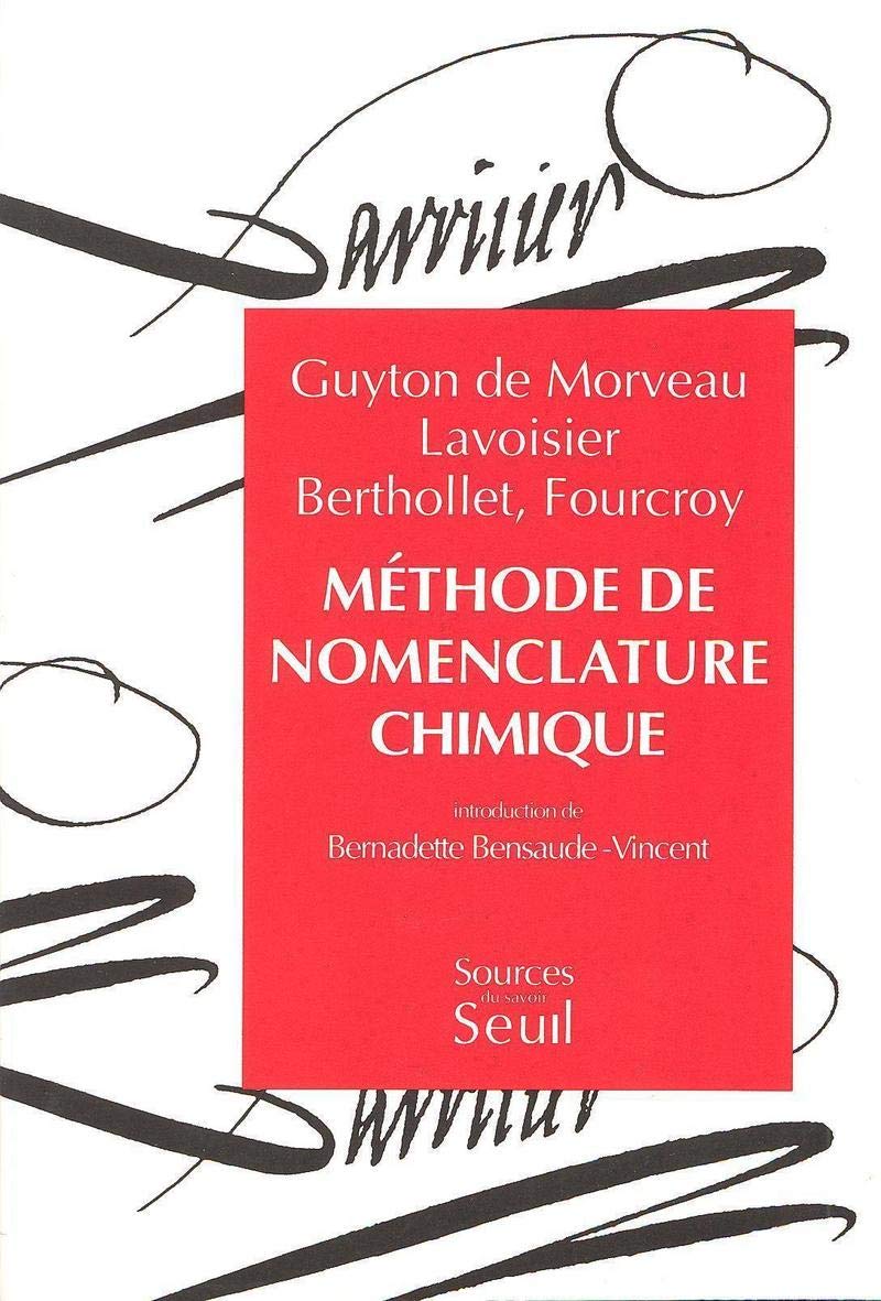 Méthode de nomenclature chimique 9782020192538