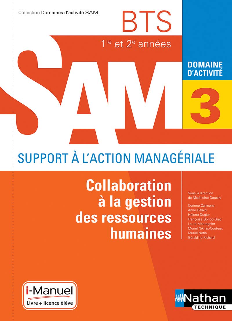 Domaine d'activité 3 - Collaboration à la Gestion des Ressources Humaines 9782091650432