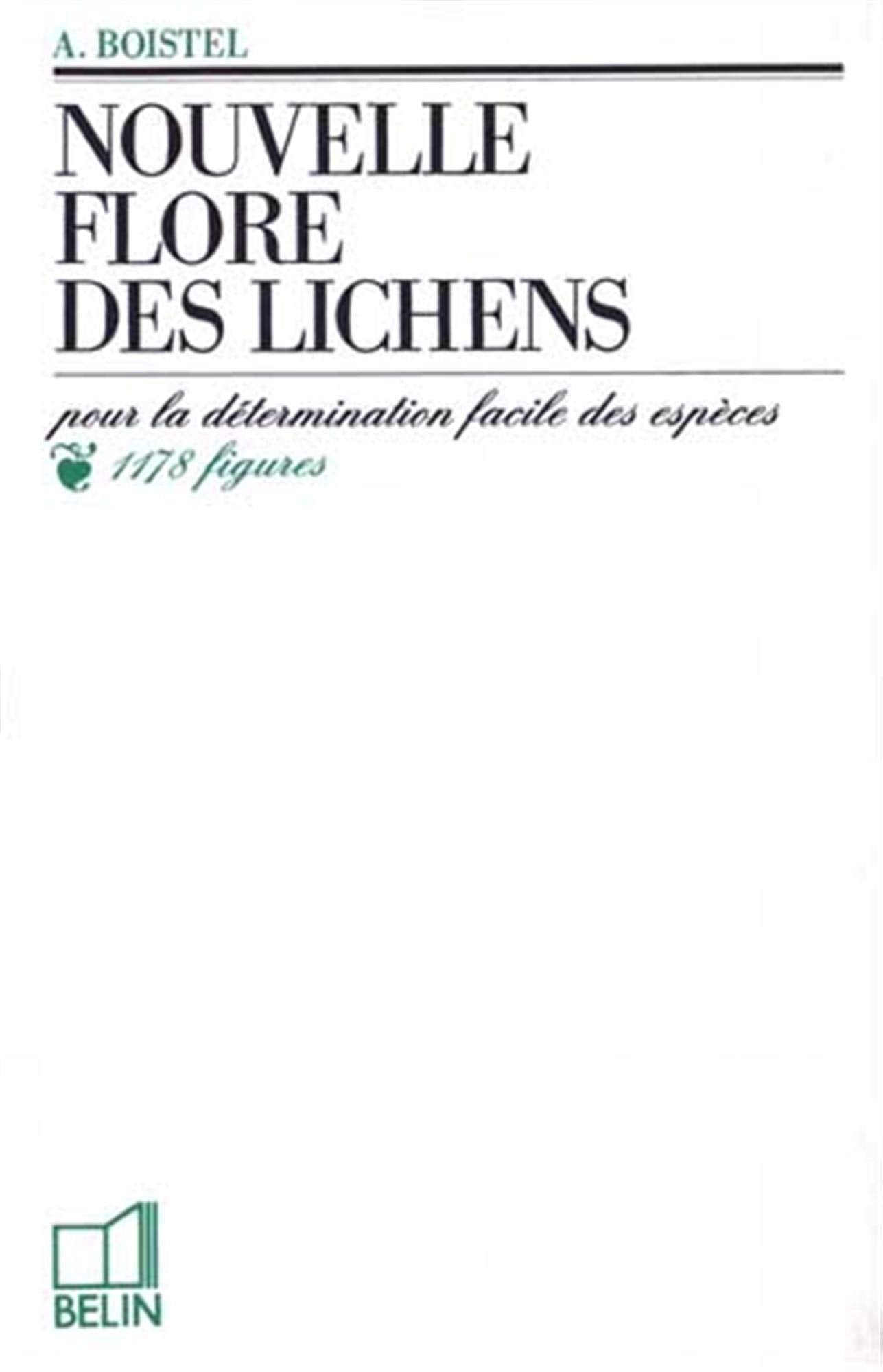 Nouvelle flore des lichens 9782701110097