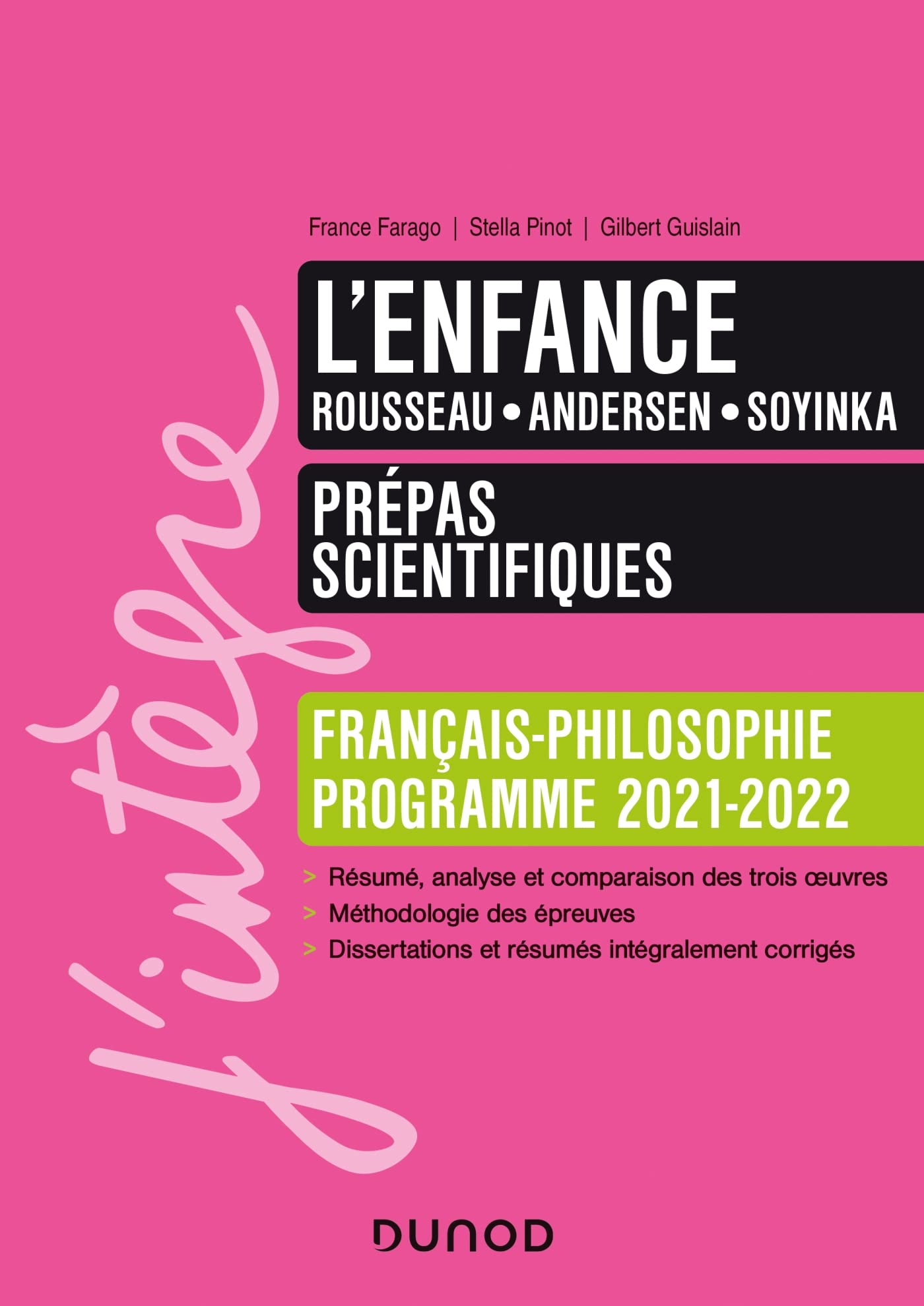 L'enfance - Prépas scientifiques Français-Philosophie - 2021-2022 (2021-2022) 9782100823925
