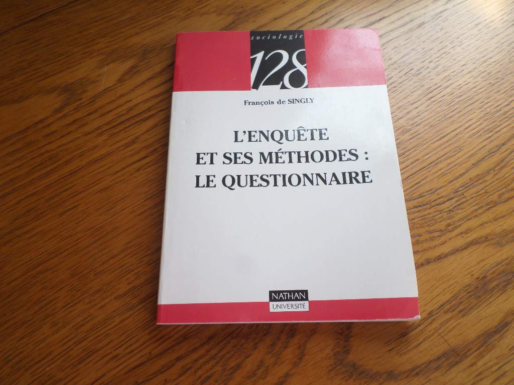 L'enquête et ses méthodes : le questionnaire 9782091905679
