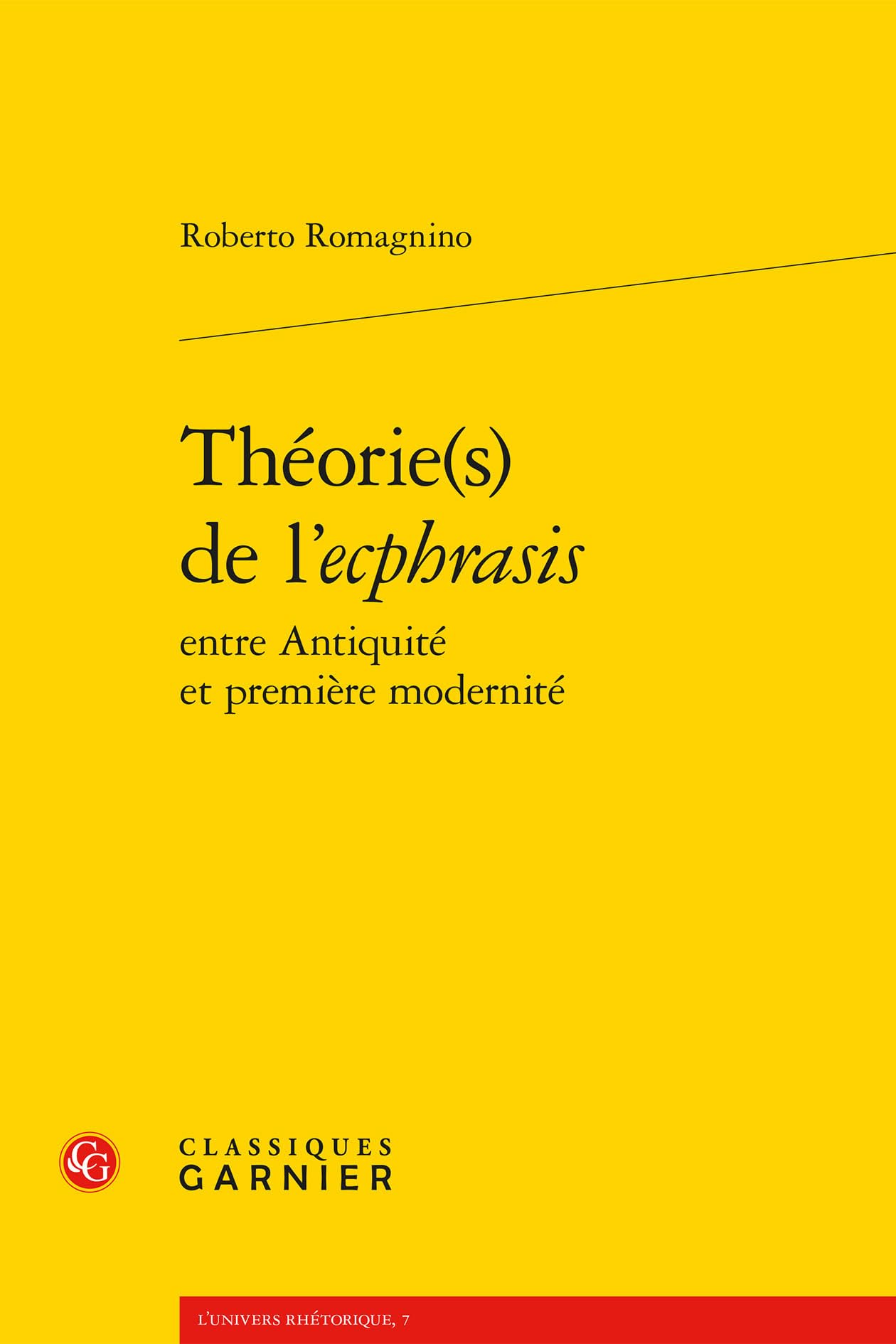 Théorie(s) de l'ecphrasis 9782406085867