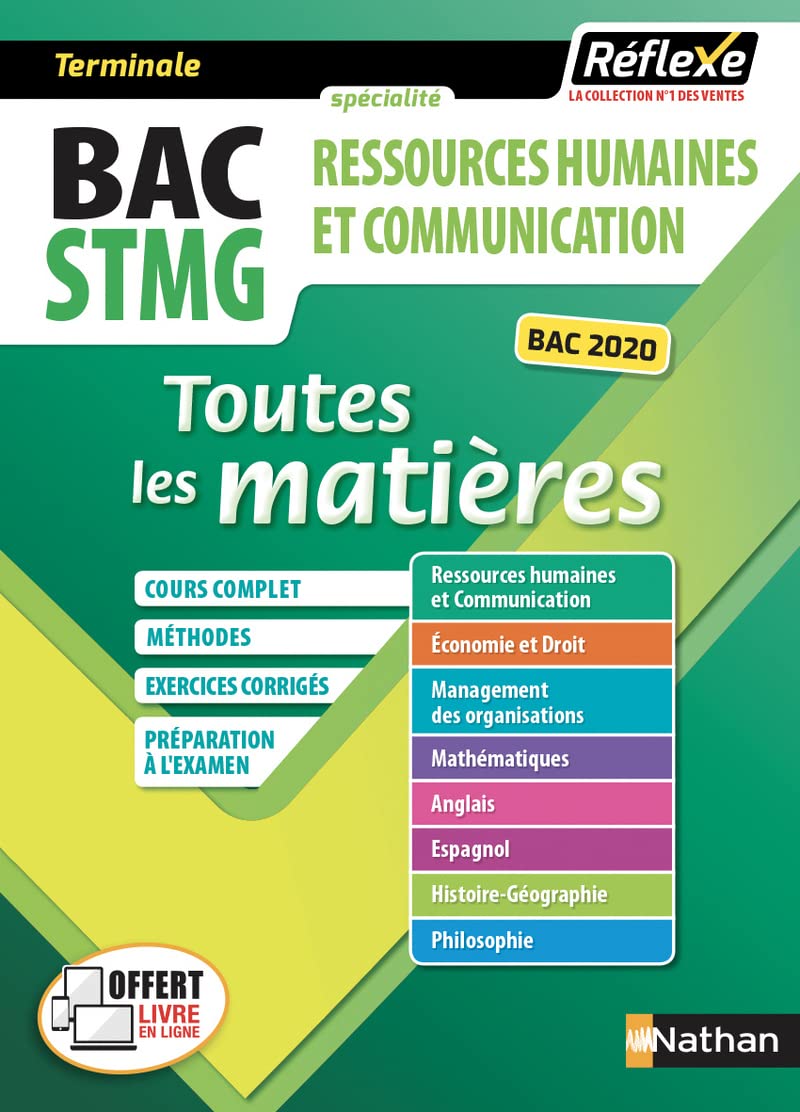 Toutes les matières Bac STMG - Ressources humaines et communication - Tle - Bac (02) (02) 9782091651071