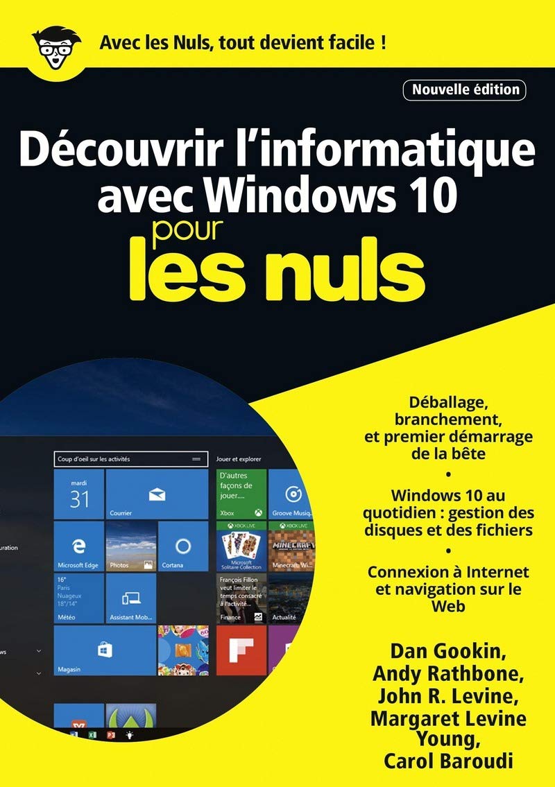 Découvrir l'informatique avec Windows 10 Mégapoche Pour les Nuls NE 9782412020913