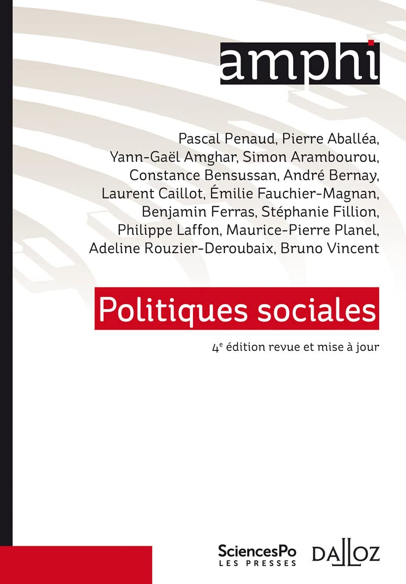 Politiques sociales. 4e éd. 9782247162529