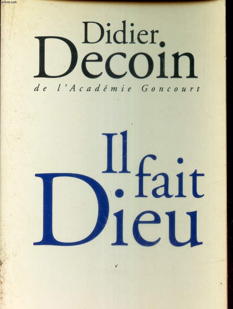Il fait Dieu 9782702808306