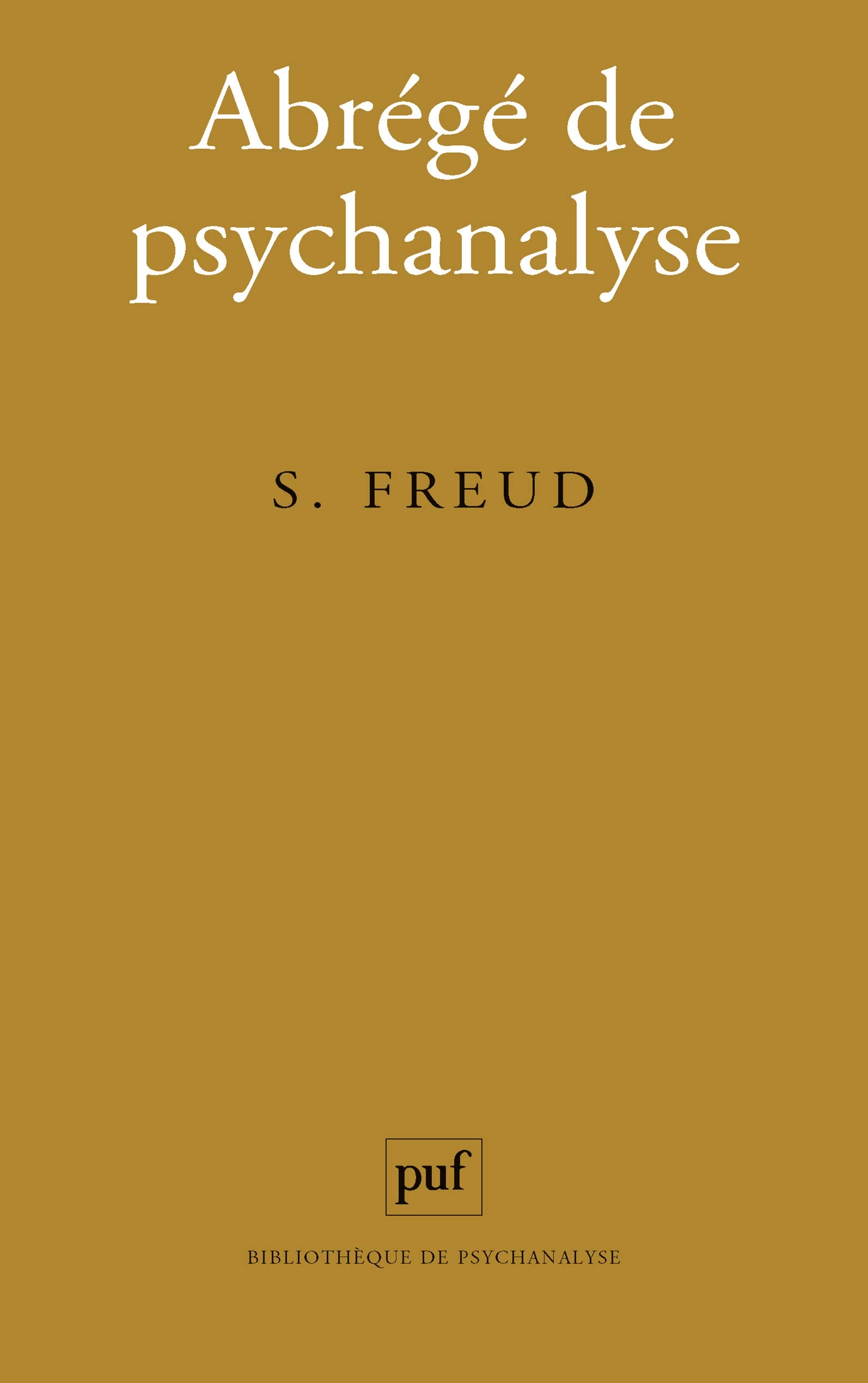 Abrégé de psychanalyse 9782130444428