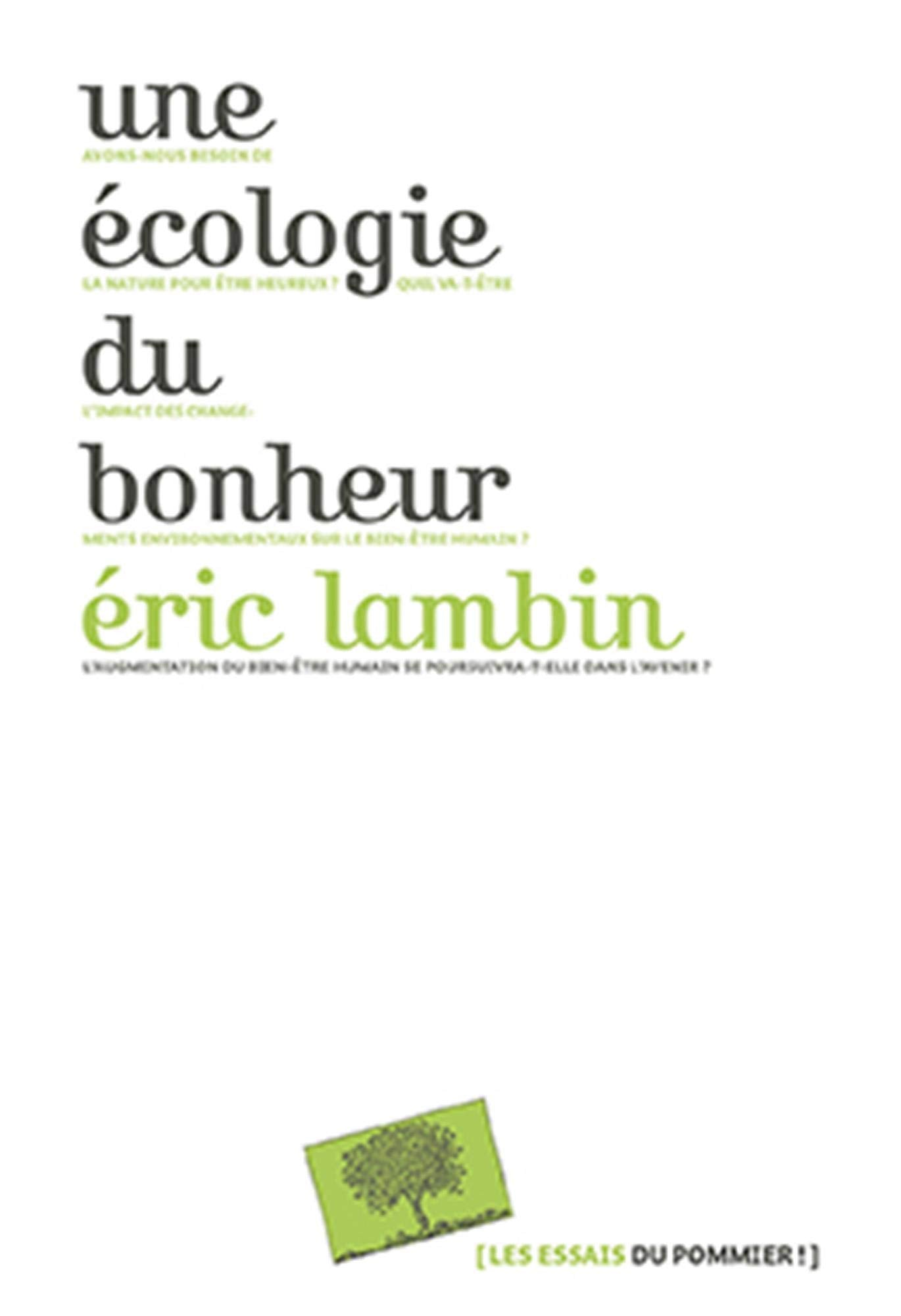 Une écologie du bonheur 9782746503816