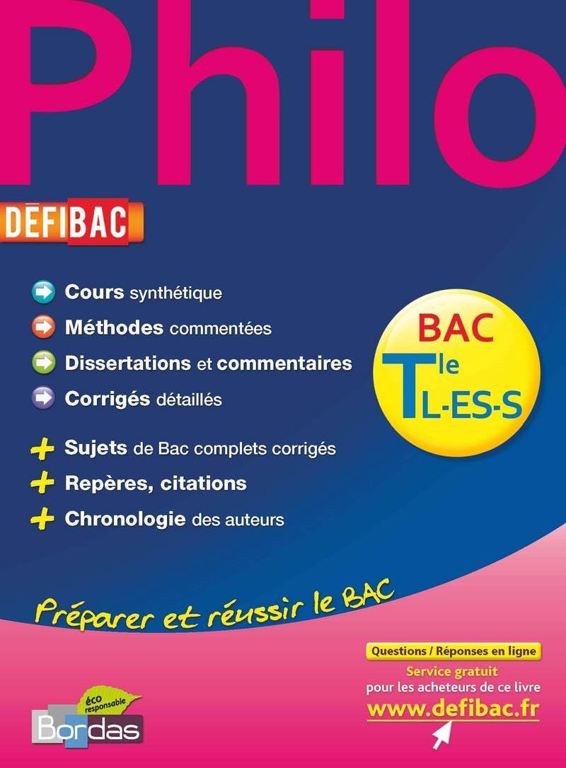 DEFIBAC C/M/EXO PHILO TER L-ES 9782047318034