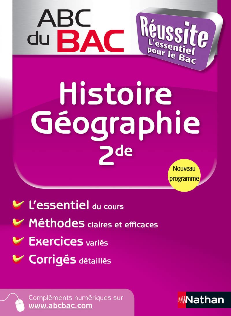 ABC du BAC Réussite Histoire - Géographie 2de 9782091881706