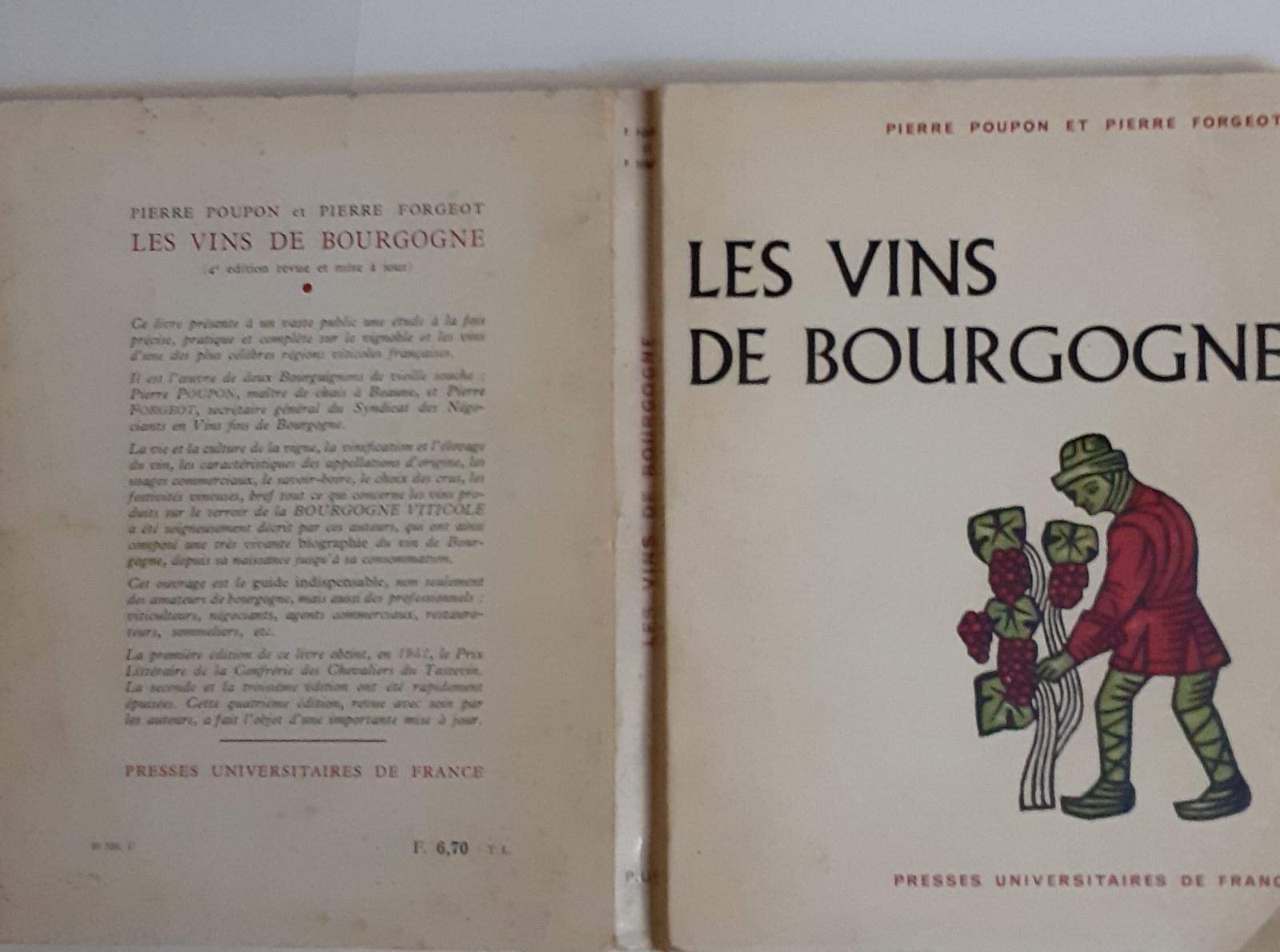 Les vins de bourgogne 9782866640330