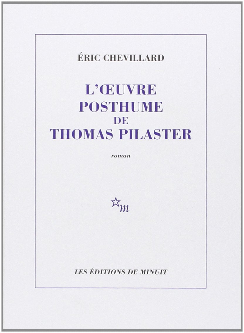 L'oeuvre posthume de Thomas Pilaster 9782707316592