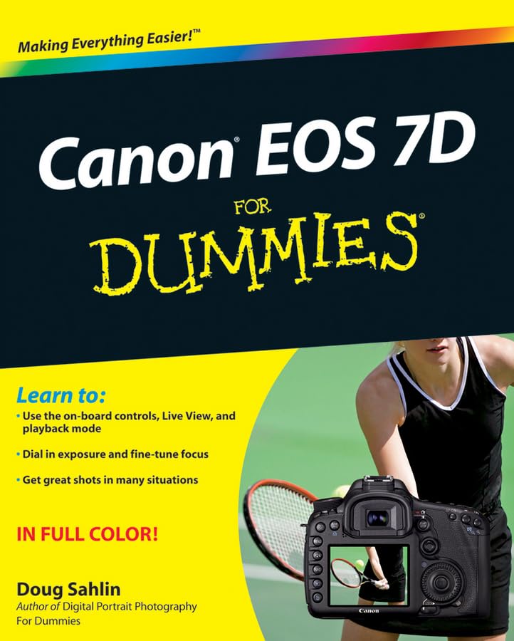 Canon EOS 7D for Dummies 9780470595916