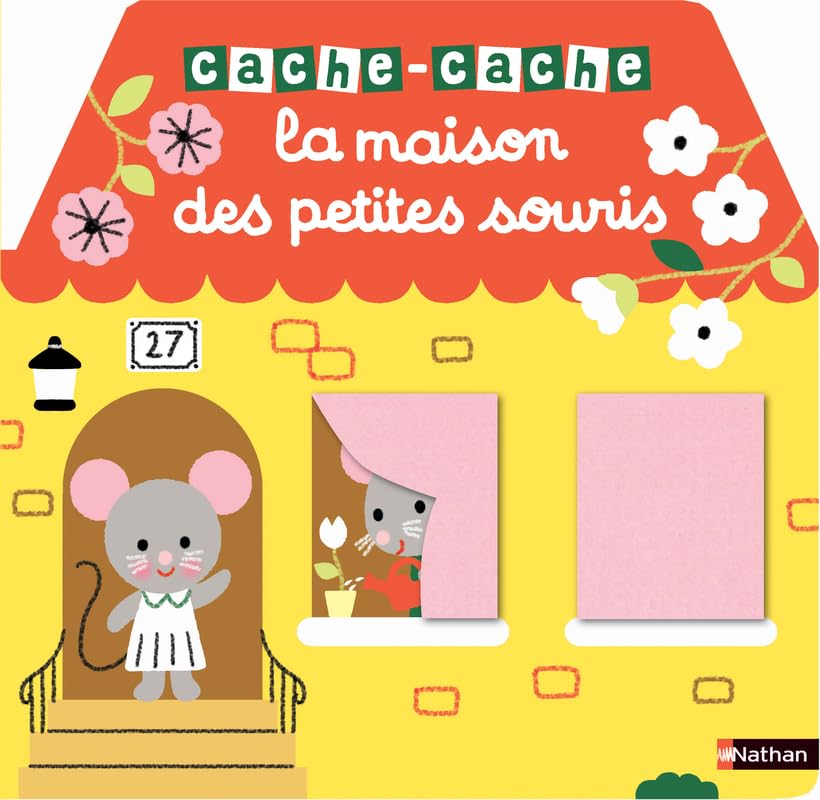 Cache-cache la maison des petites souris - Un grand livre animé avec des flaps en feutrine - livre d'éveil pour les bébés dès 6 mois 9782095013882