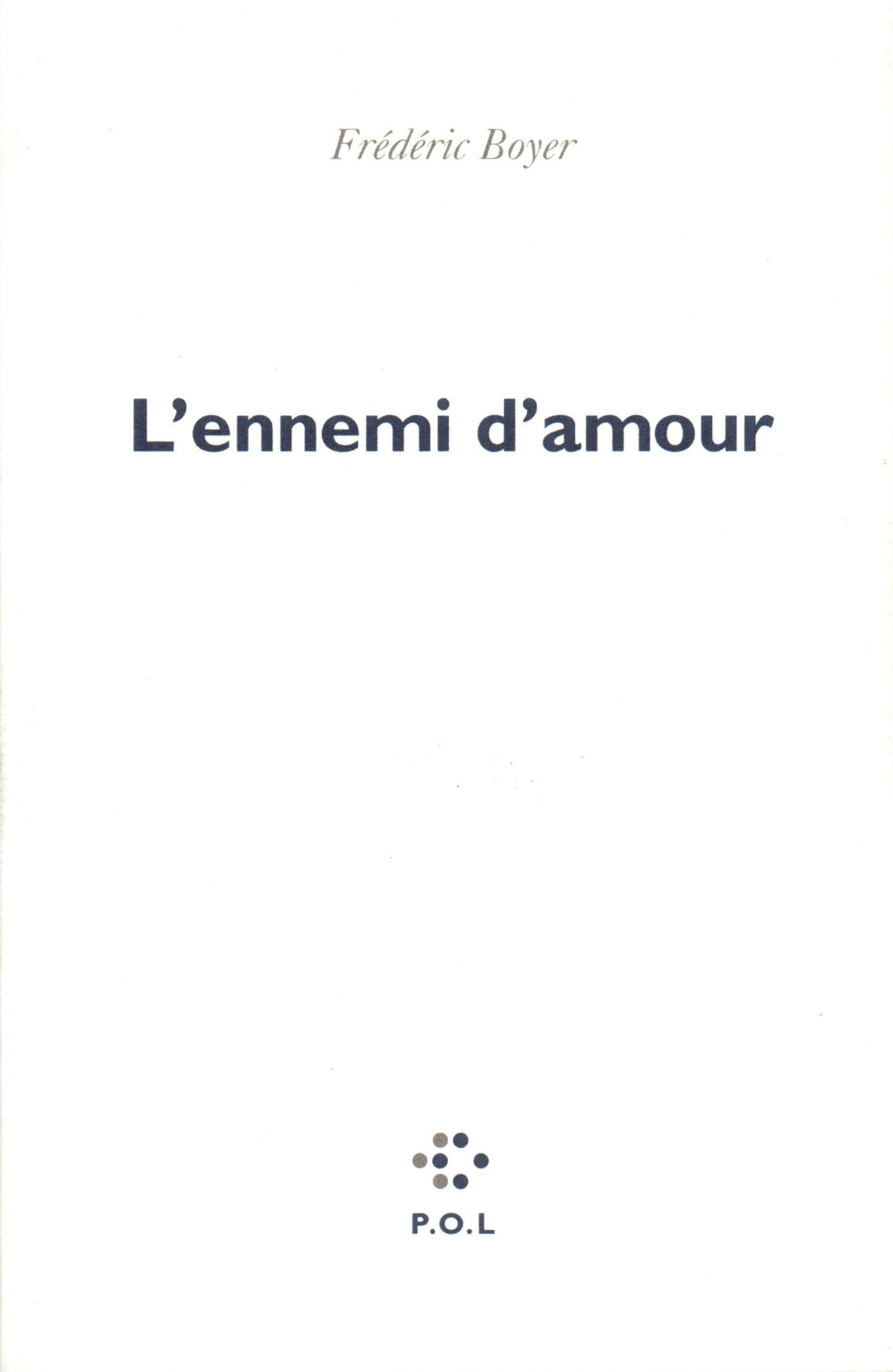 L'ennemi d'amour 9782867444869