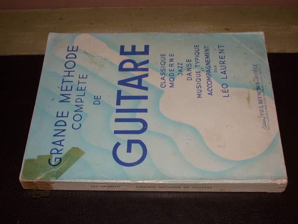 Grande méthode complète de guitare Léo Laurent
