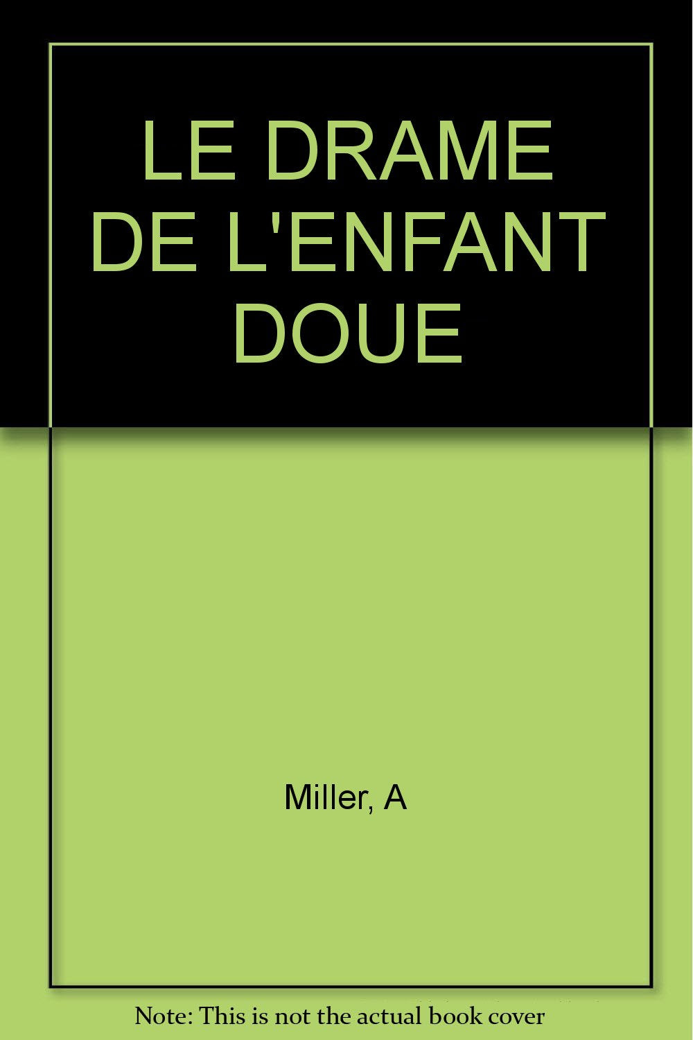 Le drame de l'enfant doué 9782130422860