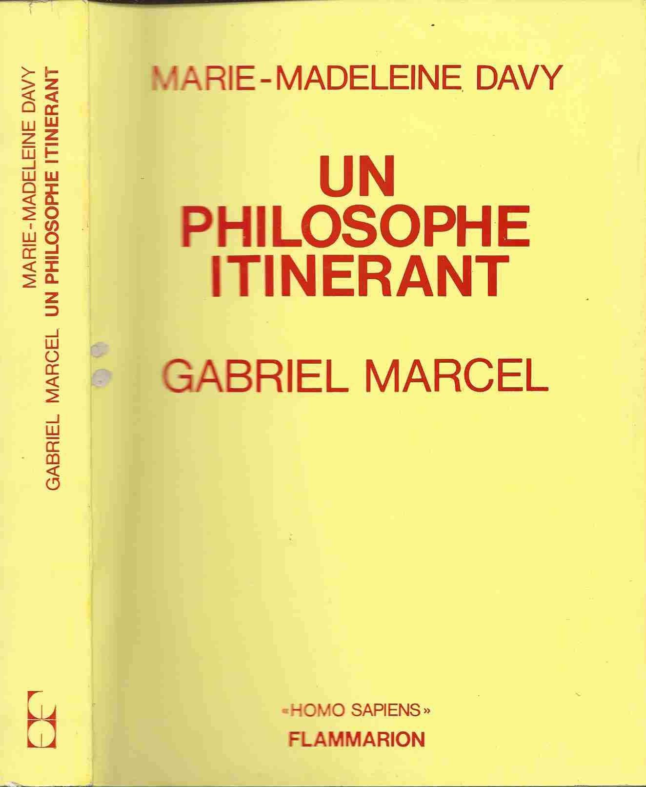 Un Philosophe itinérant : Gabriel Marcel 9782082102049
