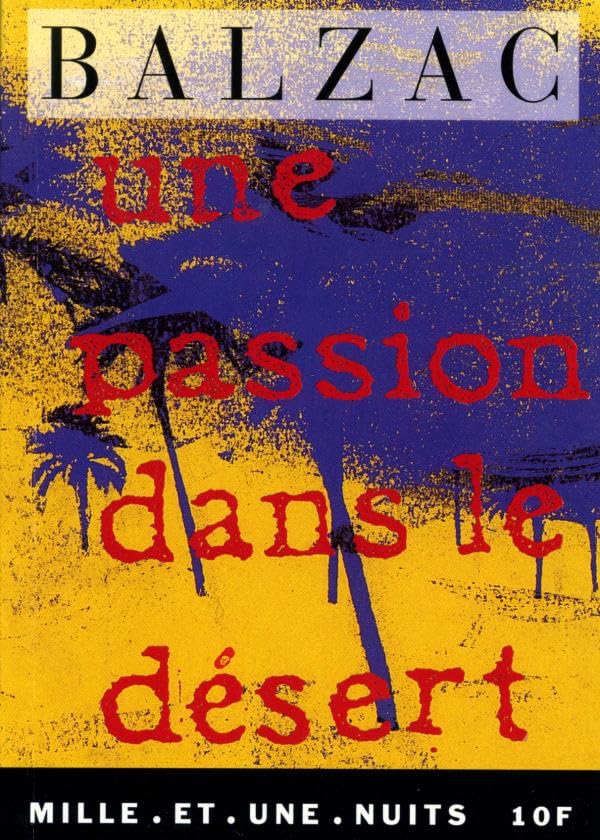 Une passion dans le désert 9782910233433