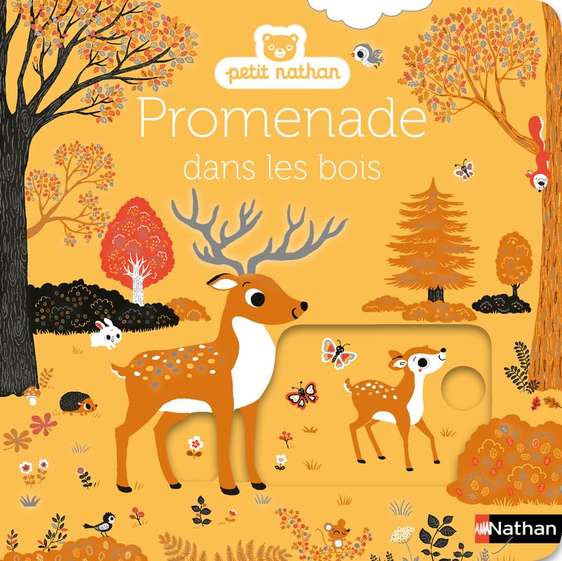 Promenade dans les bois - livre d'éveil animé, pour les bébés dès 6 mois 9782092492864
