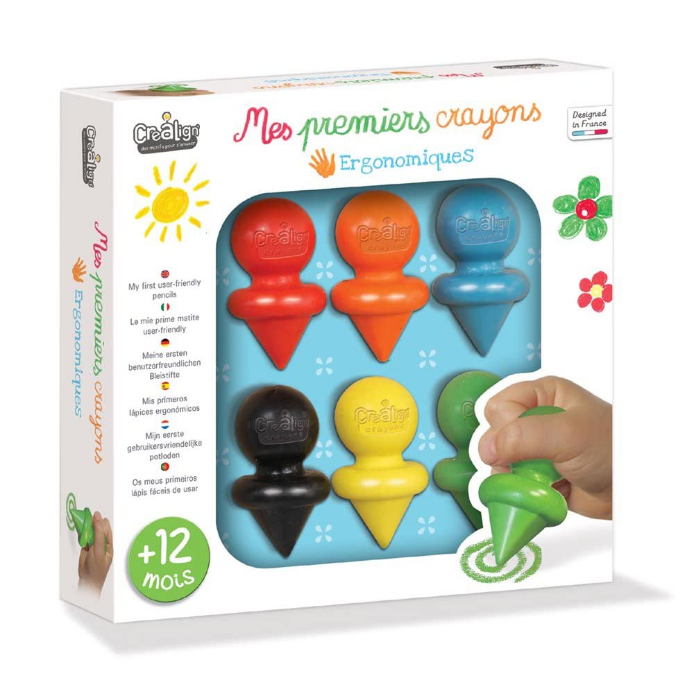 Crea Lign' Coffret Loisir Créatif - Mes premiers crayons - Dès 12 mois - CL175 3760119713990