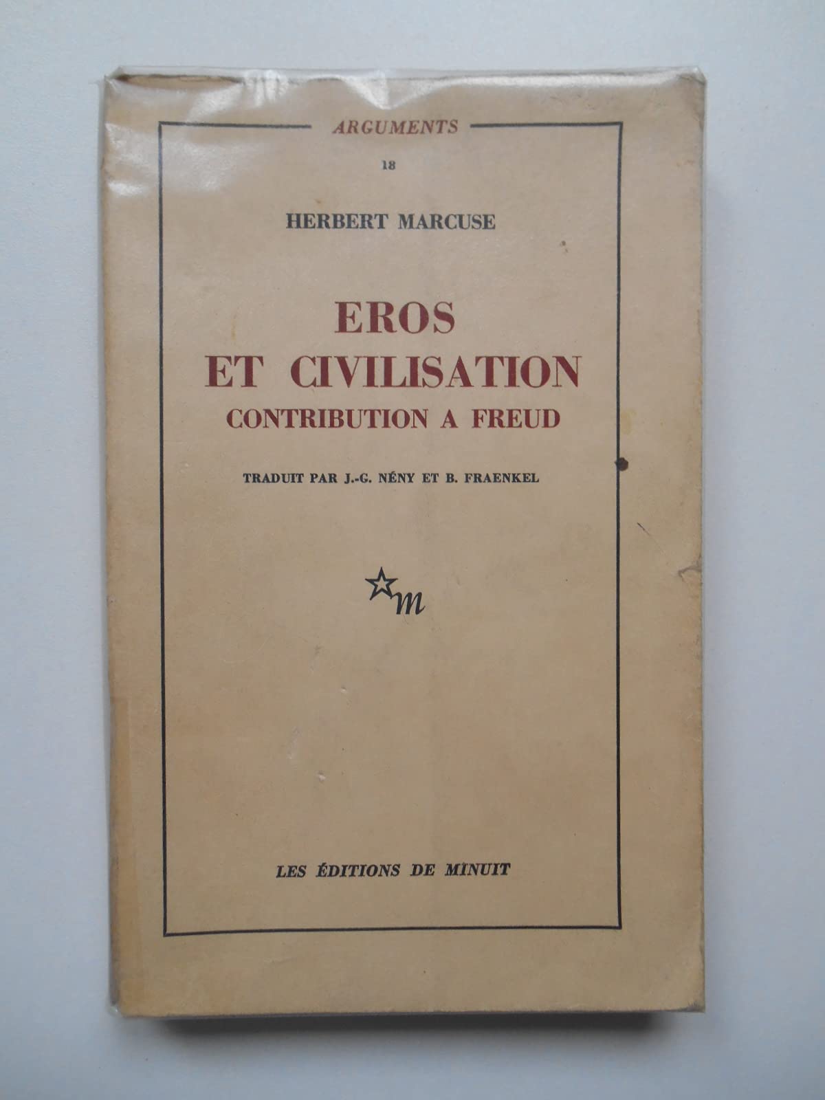 Eros et civilisations contribution à Freud / Herbert Marcuse / Réf62539